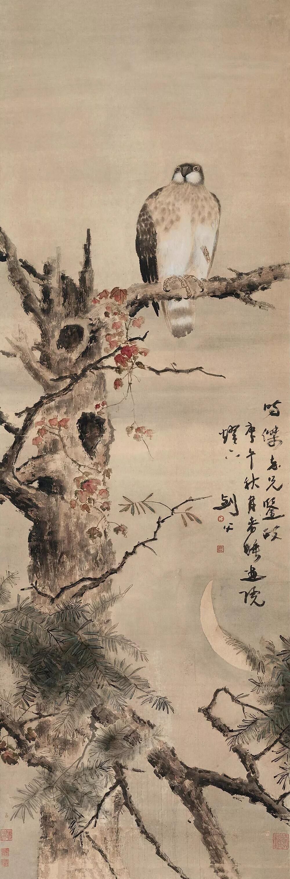 高剑父《英雄独立图》