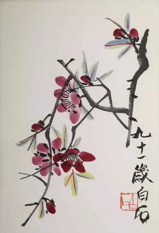 【齐白石 花鸟册页】