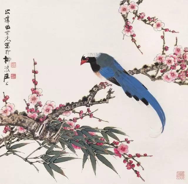 国画工笔花鸟画《金鸿钧》