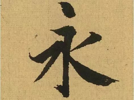 “永字八法”解读图示