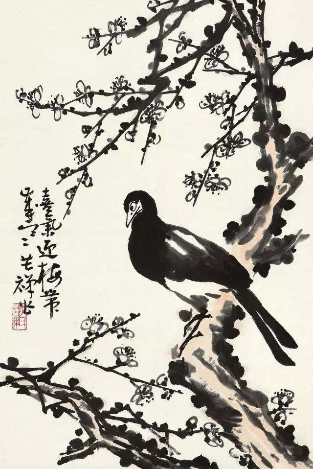 大写意画家李苦禅花鸟画作品欣赏