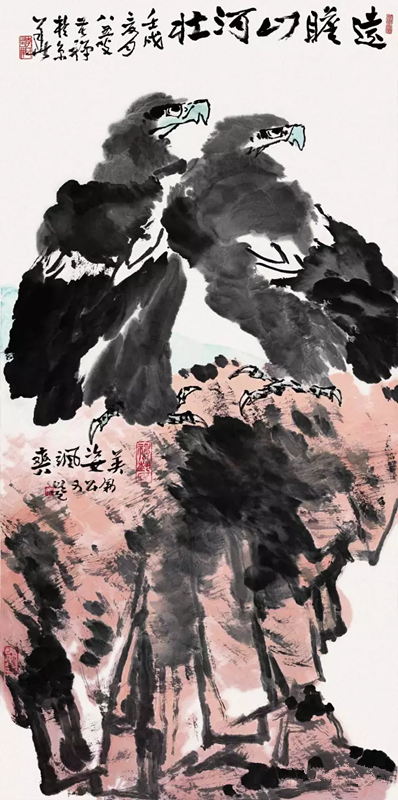 大写意画家李苦禅花鸟画作品欣赏