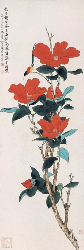 中国工笔花鸟画技法染色用墨用纸入门