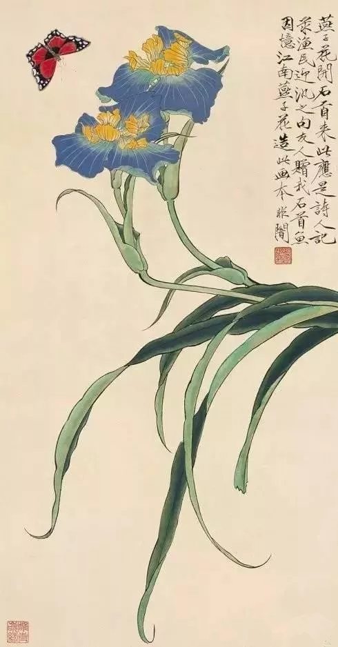 中国工笔花鸟画技法染色用墨用纸入门