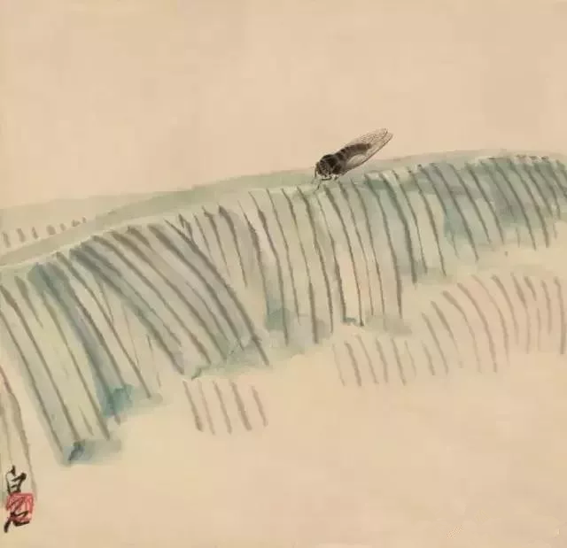齐白石画的蝉【蕉叶蝉】