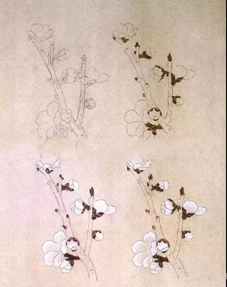 工笔梅花