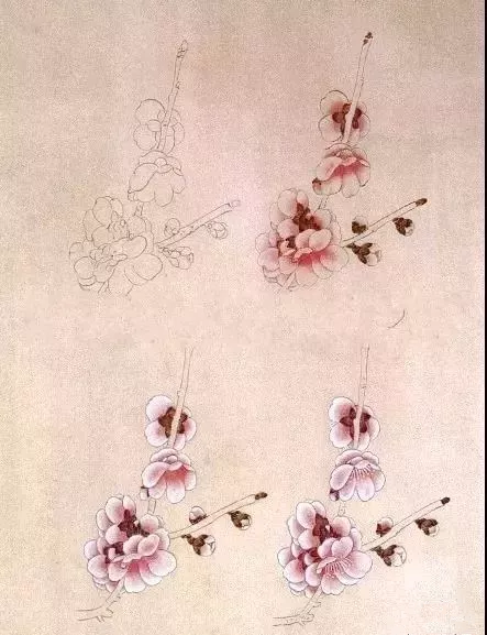 工笔梅花