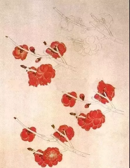 工笔梅花