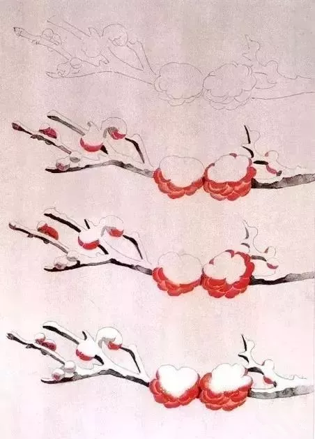 工笔梅花