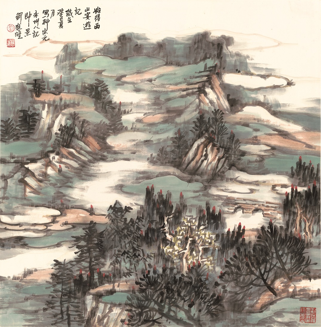 刘应雄画家永州八记与永州八景图8