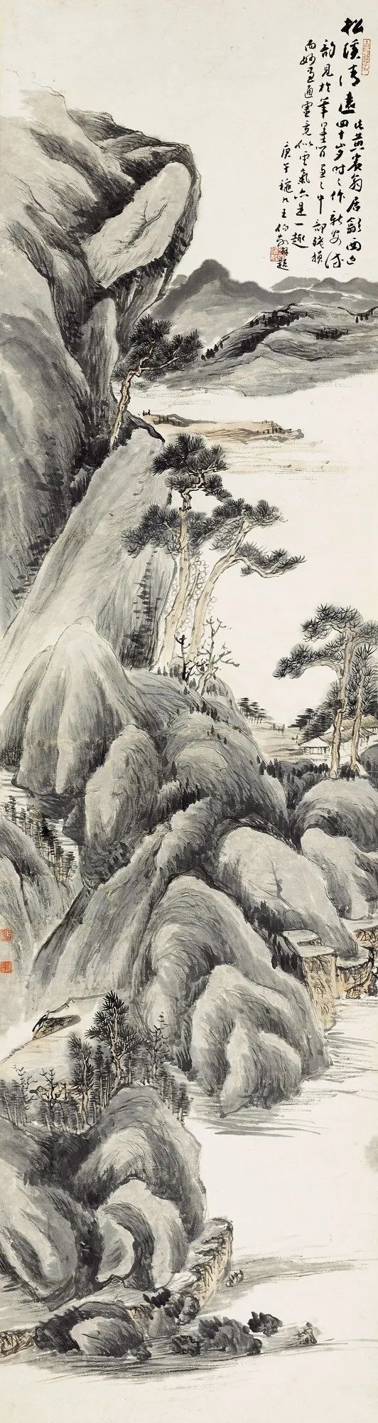 黄宾虹国画山水画作品欣赏