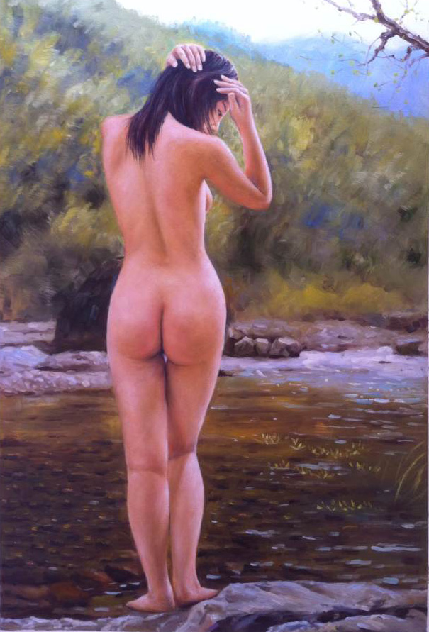 人体油画裸画美女